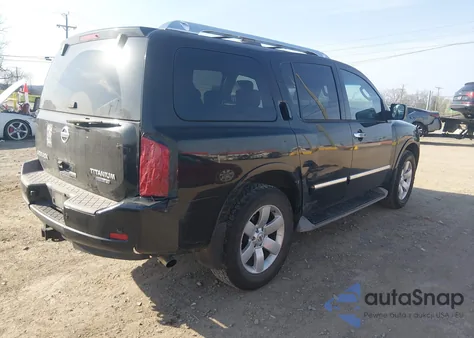2010 Nissan Armada Titanium from USA, damaged, VIN 5N1BA0NCXAN621383